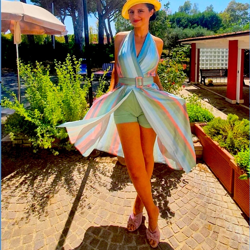 The Marvelous Mrs. Maisel Vintage Stripe Dress